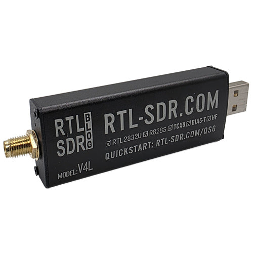 RTL-SDR Blog V4L (Lite) R828S RTL2832U 1PPM TCXO SMA Software Defined Radio with Dipole Antenna Kit
