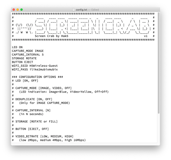 Screen Crab