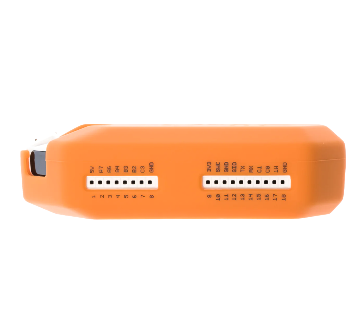 Custodia Protettiva In Silicone Per Flipper Zero – Antigraffio, Antiscivolo, Antiurto – Vestibilità Precisa, Leggera – Colori Bianco E Arancione