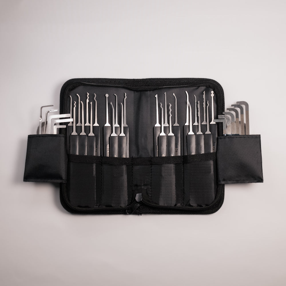 Master Lock Pick Kit - Tension Wrenches & Case