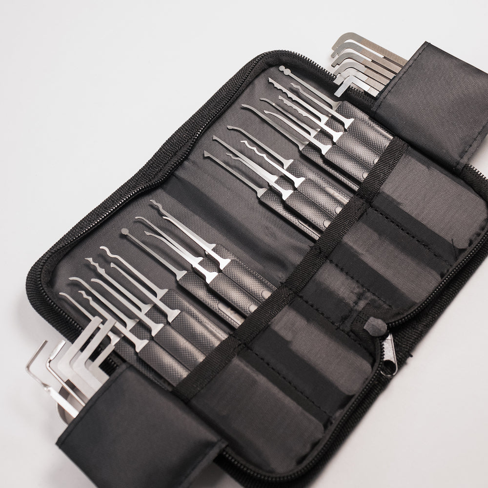 Master Lock Picking Training Kit - Complete Practice Lock Set and Tension Wrench Collection