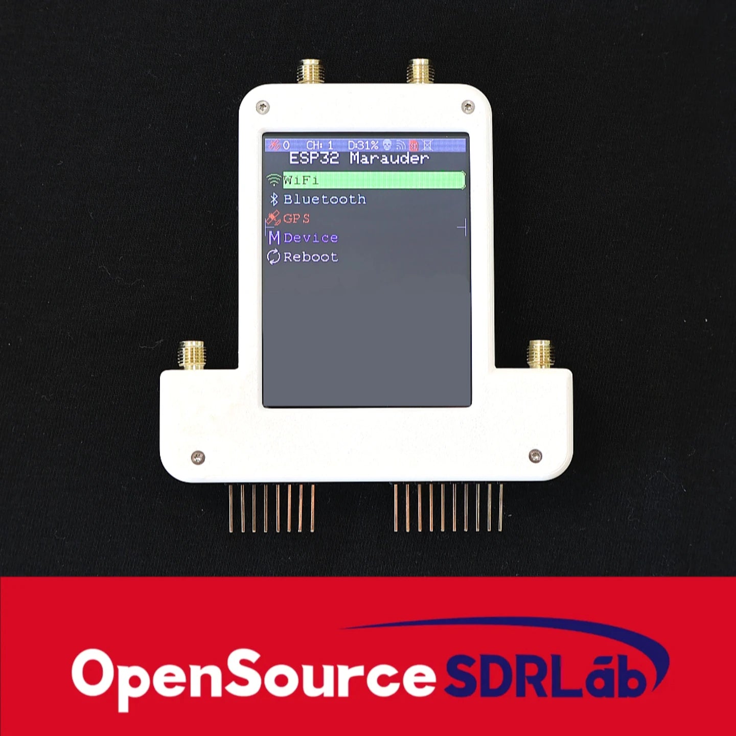 Flipper Add-On Multi-in-One WiFi-2.4/5GHz+433M+GPS ESP32C5 Module