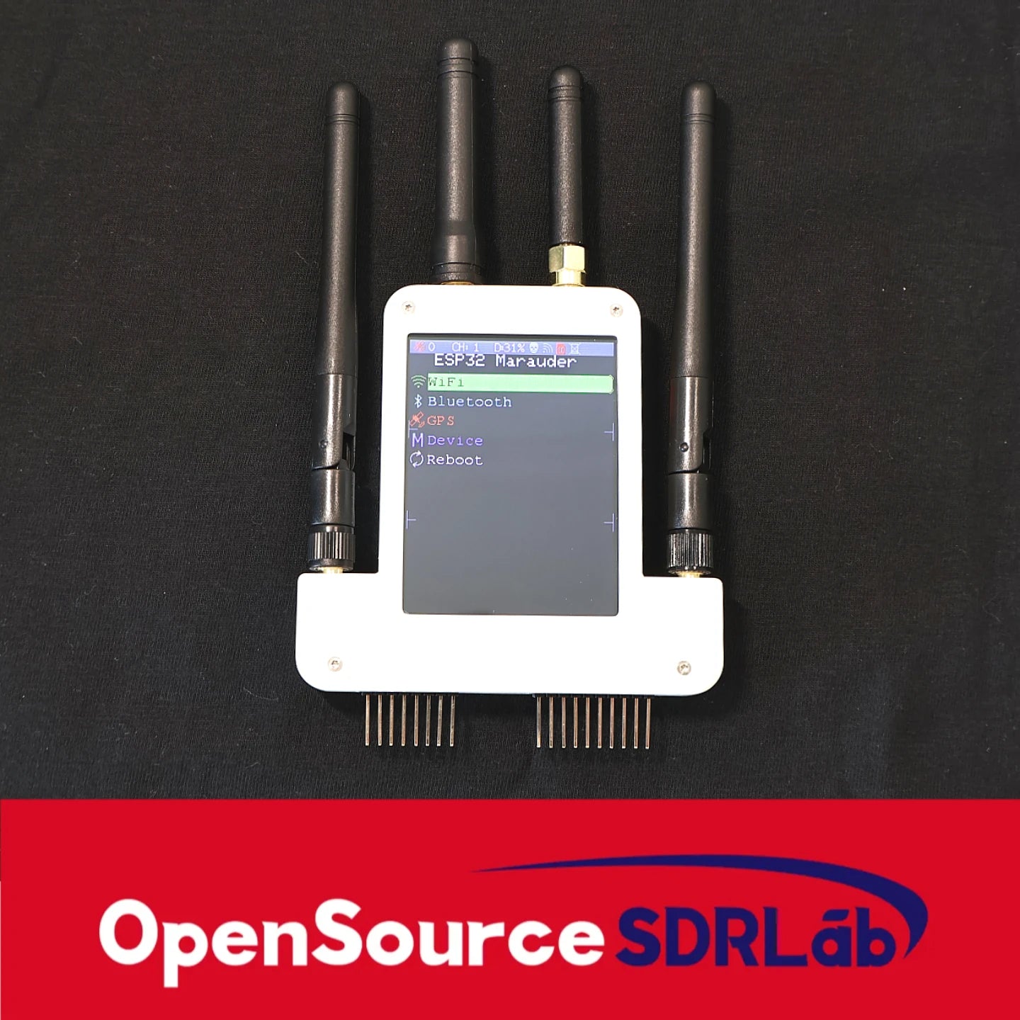 Flipper Add-On Multi-in-One WiFi-2.4/5GHz+433M+GPS ESP32C5 Module