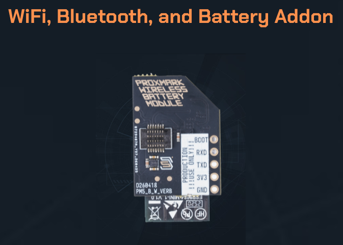 Proxmark5 Iceman Edition + BLE, WiFi, Battery Add On